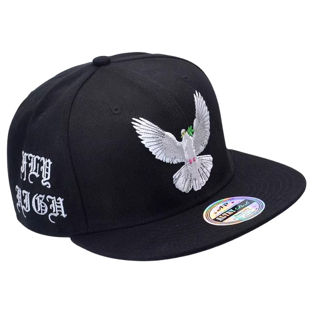 Peace Dove Olive Branch Embroidered Hat – Casual Style, Timeless Message | Zen Ara Grove