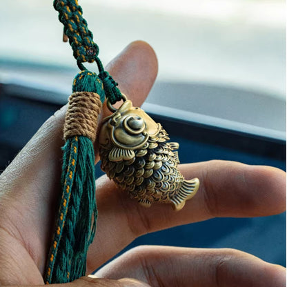 Lucky Koi Fish Pendant – Articulated Moving Tail for Stress Relief | Zen Ara Grove