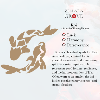 Artisan Porcelain Tea Cup – Unique Kiln-Varied Colors with Koi Design | Zen Ara Grove