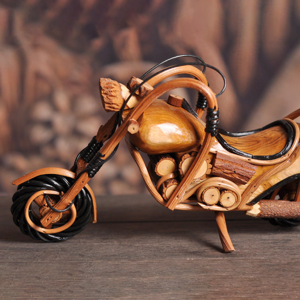 Rustic Rattan Motorcycle Décor – Soul of Freedom, Spirit of Craft | Zen Ara Grove