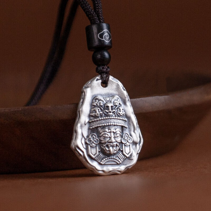 Zaqilam Pendant – Tibetan Goddess of Fortune in Sterling Silver | Zen Ara Grove