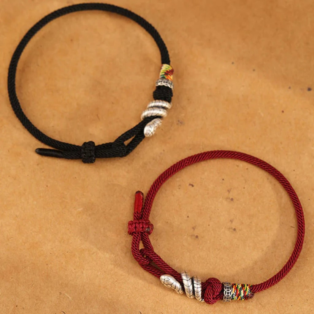 Adjustable 925 Sterling Silver Snake Bracelet – Symbol of Strength, Fortune & Protection | Zen Ara Grove