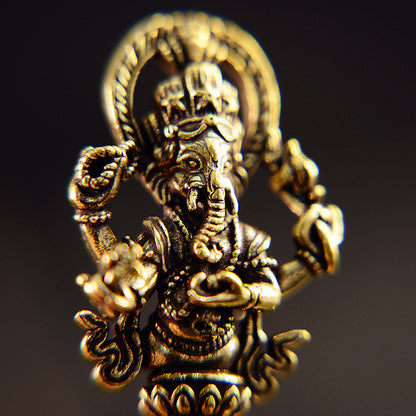 Ganesha Vajra — Wisdom & Protection Talisman | Zen Ara Grove