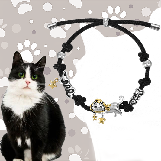 TODAY ONLY! Lazy Cat Bracelet – Playful Kitty Charm with Relaxed Style | Zen Ara Grove
