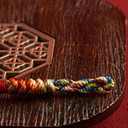 Five-Color String Bracelet – Handmade Lucky Knot for Positive Energy | Zen Ara Grove