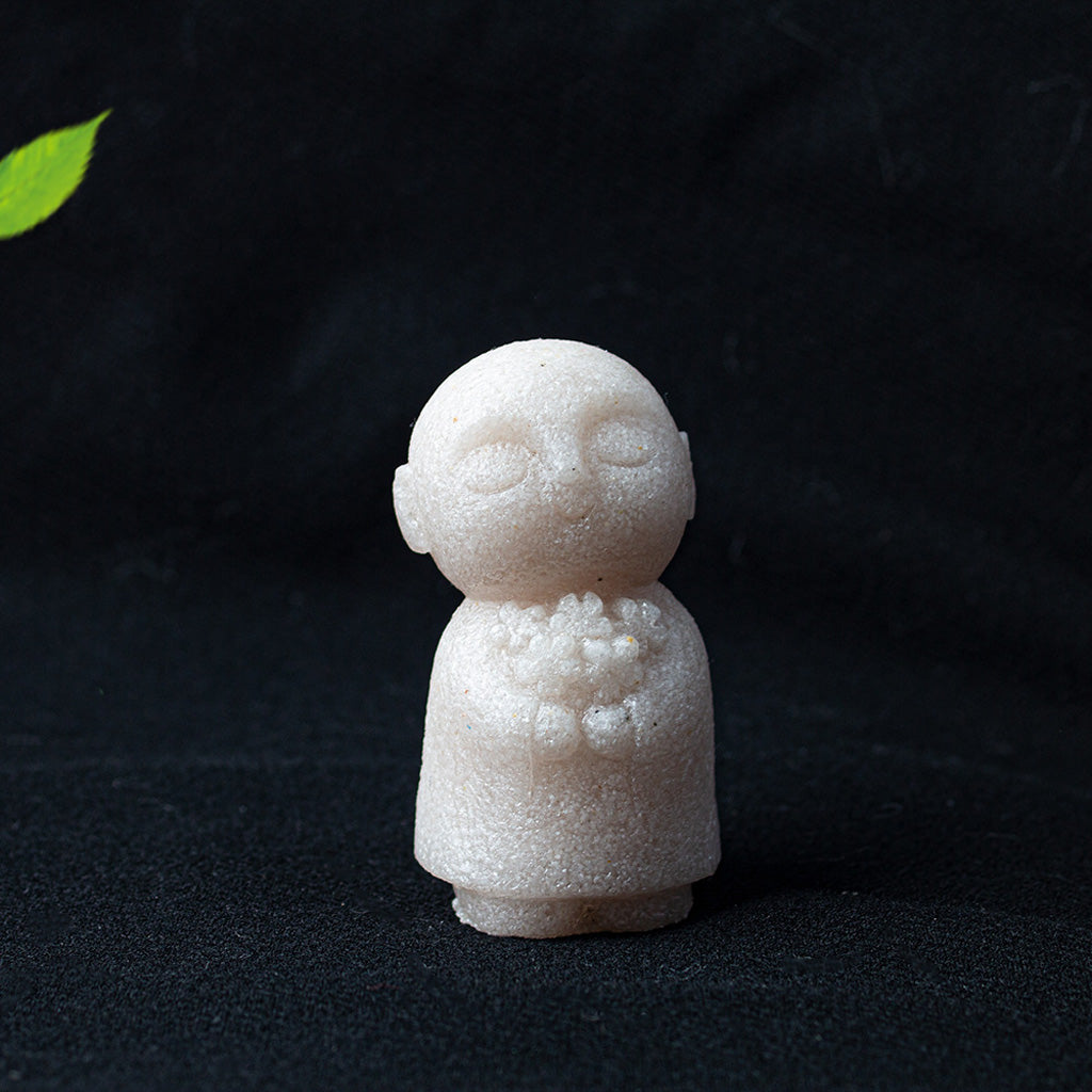 Quartz Buddha Figurine Set · Symbols of Guidance, Protection & Compassion | Zen Ara Grove