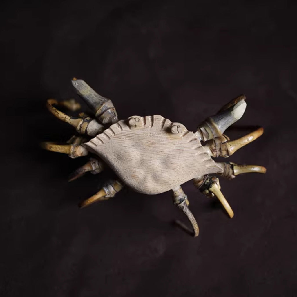 Handcrafted Bamboo Crab Sculpture – Eco-Friendly Symbol of Strength | Zen Ara Grove