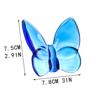 Crystal Glass Butterfly Figurine – A Symbol of Transformation and Grace | Zen Ara Grove