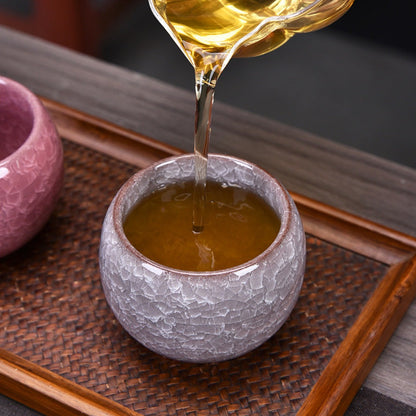 Celestial Crackle Zen Teacup