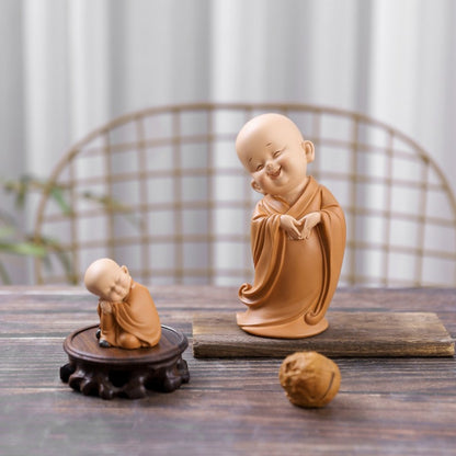 Cute Zen Monk Figurines| Zen Ara Grove