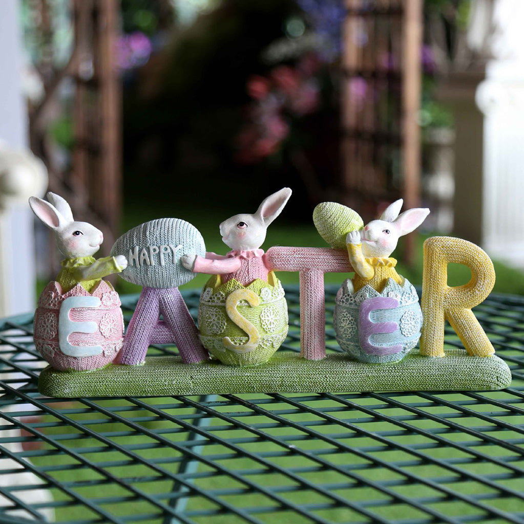 Easter Bunny and Egg Table Décor – Creativity & Joy | Zen Ara Grove