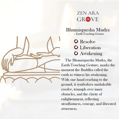 Qing Sandstone Buddha Statue for Zen Space | Zen Ara Grove