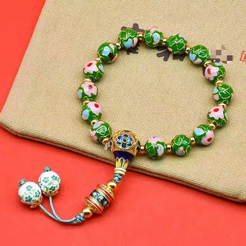 Cloisonné Enamel Bracelet · Blossoms Series