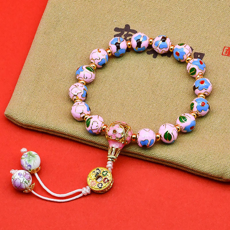 Cloisonné Enamel Bracelet · Blossoms Series