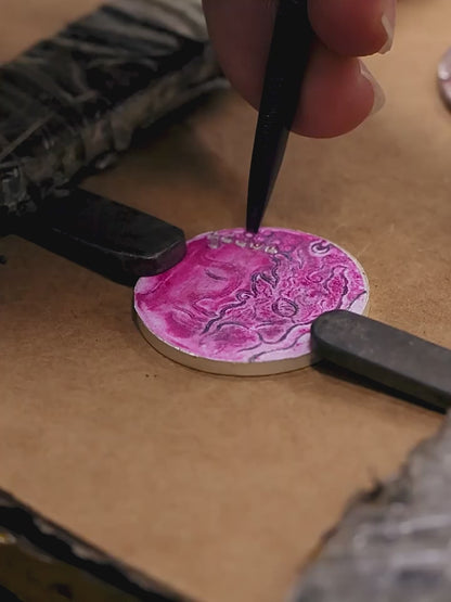 99 Silver Half Demon Half Buddha Pendant – Embrace Your Duality | Zen Ara Grove